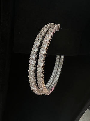 Tennis Jewelry Hoop Earrings