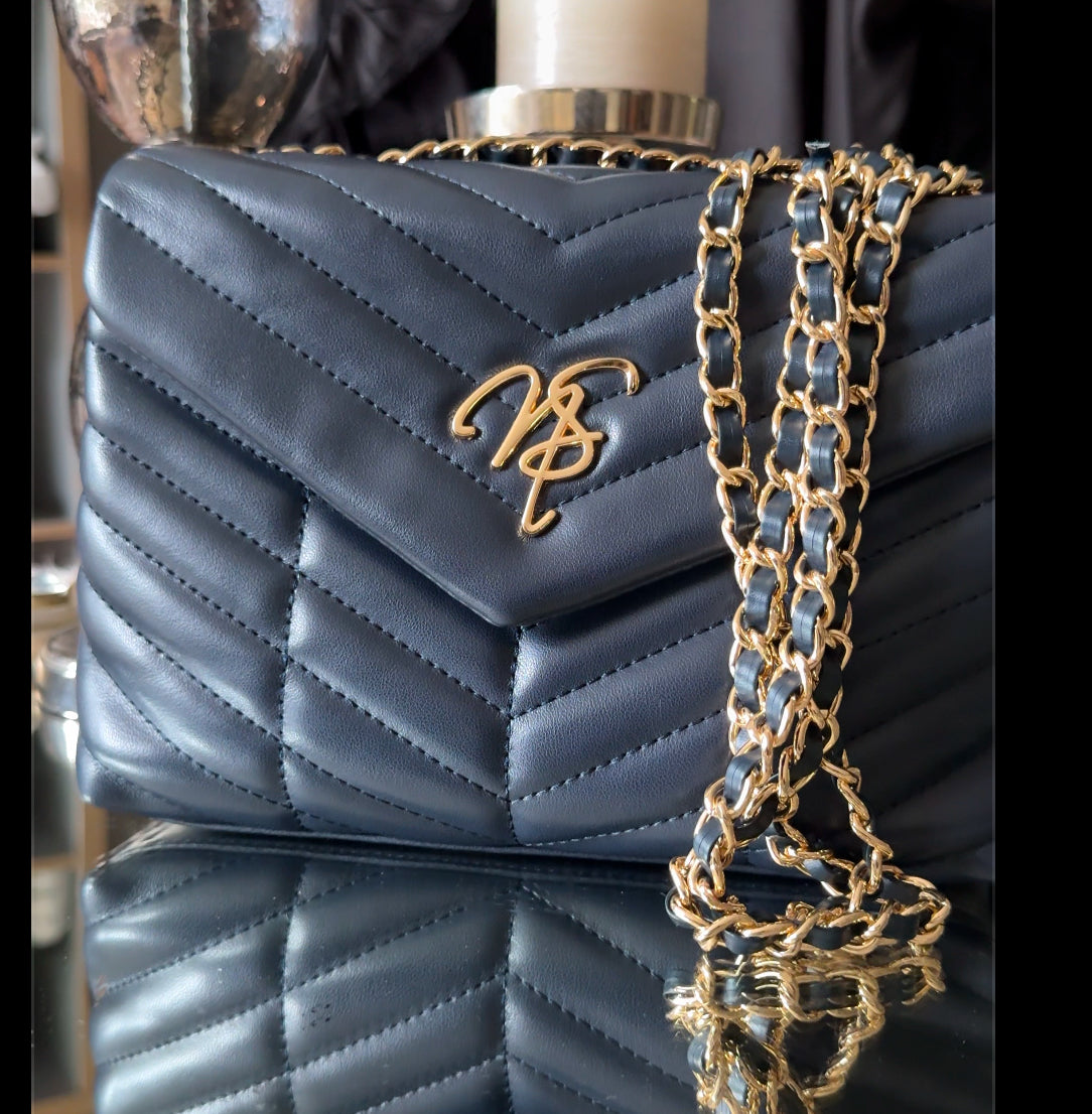 Medium Jackie Chevron Convertible Shoulder Bag -