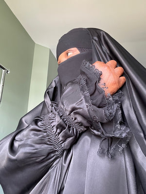 Fatimah Satin Overhead Abaya