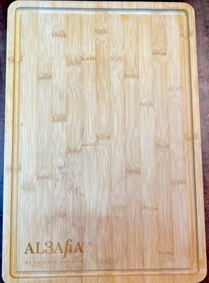 AL3AfiA Signature Bamboo Cutting Board
By Natasha Somalia